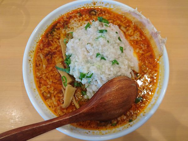 「辛口塩ラーメン（こってり）＋大辛＋中盛」@麺や 和の写真