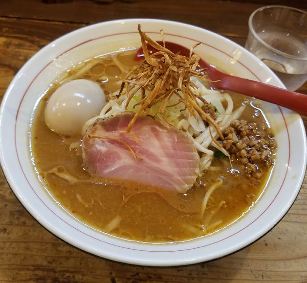「味玉味噌ラーメン¥940」@東京味噌らーめん 鶉の写真