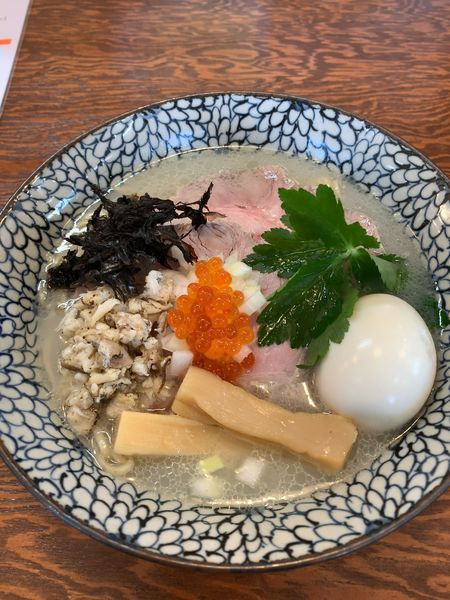 「特製真鯛の荒焚き塩SOBA」@拉麺 イチバノナカの写真