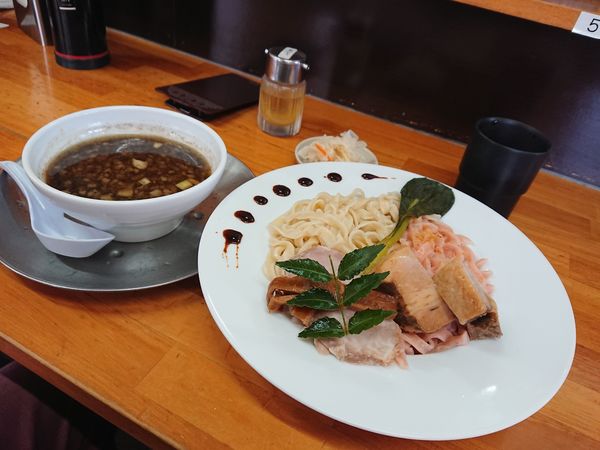 「期間限定 山椒と背脂のつけそば大 830円」@中華そば ひらこ屋の写真