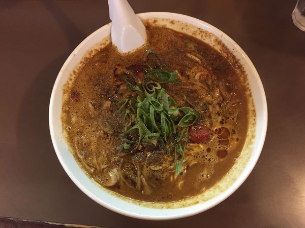 「【限定】トマト入り坦々麺」@鶏こく中華 すず喜の写真