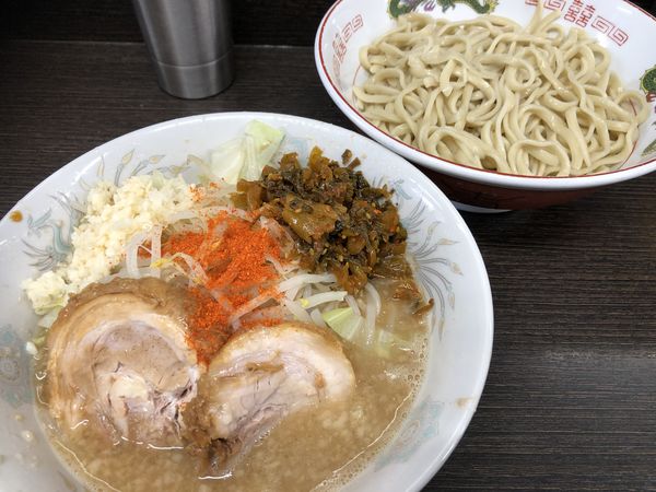 「つけ麺 850円 高菜 50円」@ラーメン二郎 川越店の写真