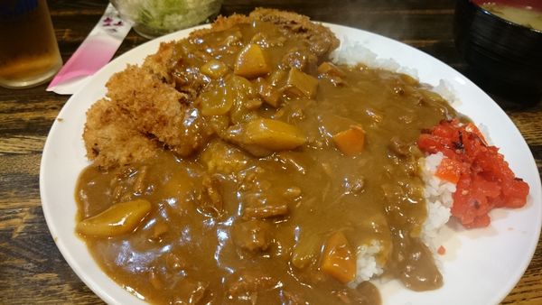 「メンチカレー（800円）」@おづの写真