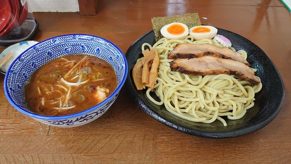 「つけそば（並） 800円 + 賄いチャーシュー丼 280円」@麺屋こうきの写真