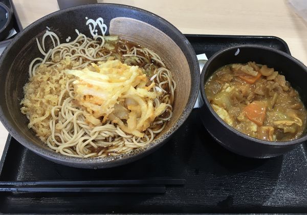 「朝そば(380¥)」@ゆで太郎 かすみがうら下稲吉店の写真