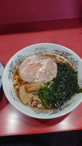 「ラーメン定食(ワカメトッピング)」@萬来軒の写真