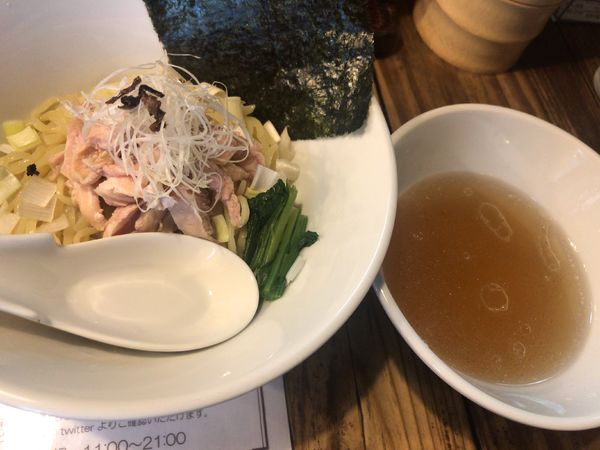 「昆布の塩つけ麺」@昆布の塩らー麺専門店 MANNISHの写真