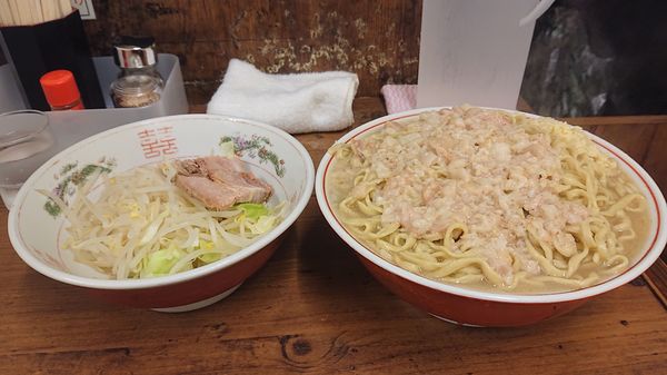 「麺マシ大  ニンニクマシ  油マシ」@ラーメン二郎 品川店の写真