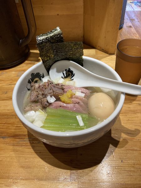 「特製鴨中華そば（塩）¥1150」@満鶏軒の写真