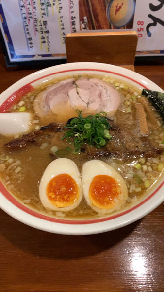 「味噌そば(煮玉子ナンコツ)」@支那そば 二階堂の写真