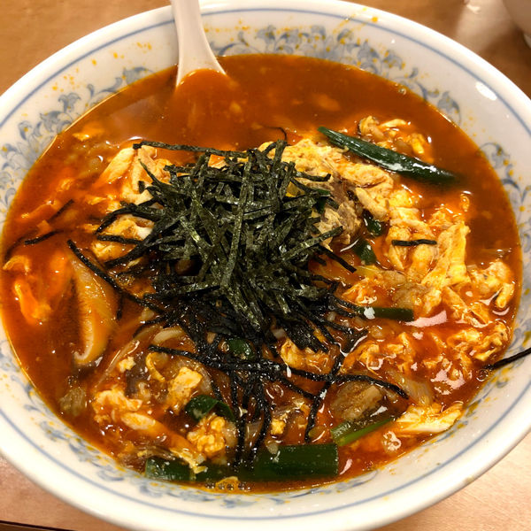 「カルビラーメン(中辛)」@あおぞら 渋川本店の写真