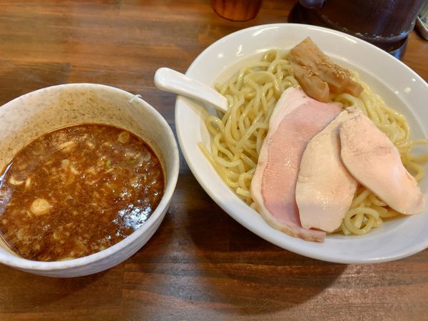 「つけ麺（大盛）」@濃厚つけ麺 茜堂の写真