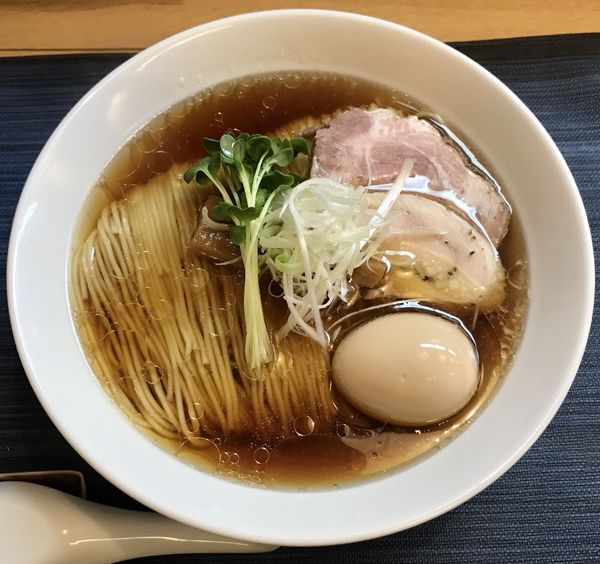 「味玉中華そば大盛り」@中華そば 心の写真