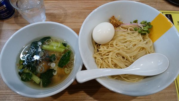 「【限定A】塩生姜つけ麺¥950+味玉サービス」@塩生姜らー麺専門店 MANNISH 亀戸店の写真