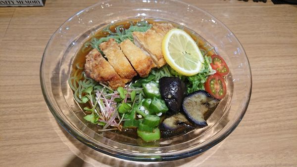 「ぶっかけ鶏soba2020大盛 1050円」@鶏Soba Toraやの写真