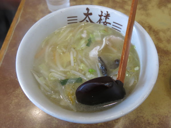 「湯麺（タンメン）：710円」@太楼 広尾店の写真