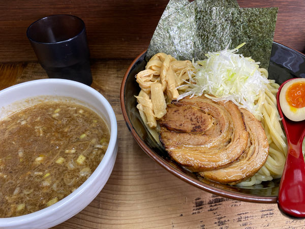 「特製つけ麺(大盛り)」@以心麺心の写真