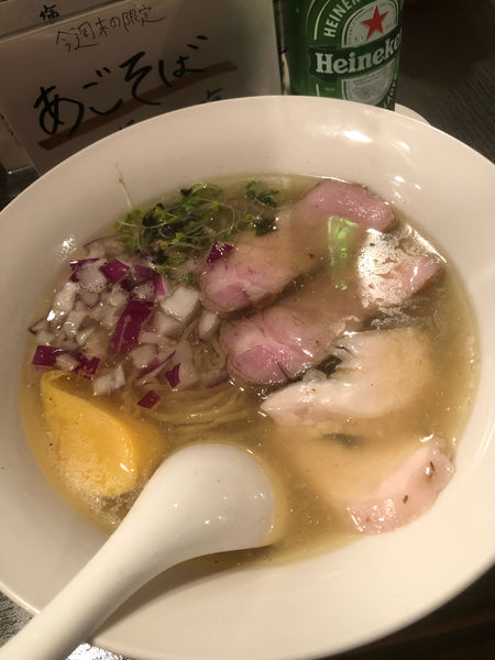 「あごそば」@まがり鶏の写真