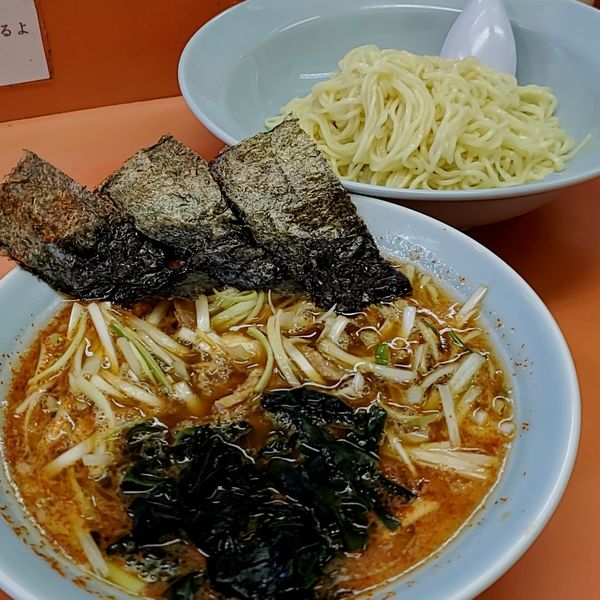 「ネギつけ麺小＋ネギ」@ラーメン関口の写真