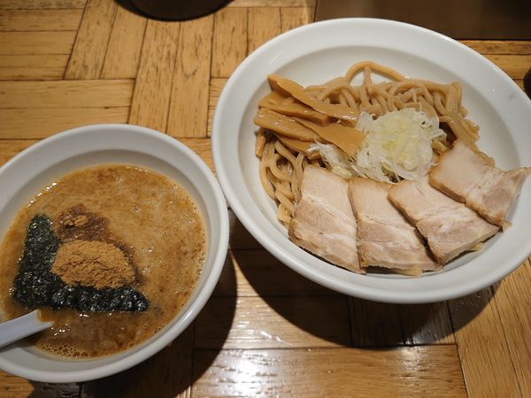 「濃厚つけめん(胚芽麺、880円)」@めん業一筋 善龍の写真