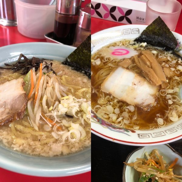 「とんこつ醤油　支那そば」@とんこつ・支那そば 前略 本店の写真