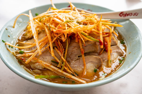 「みそネギチャーシューメン」@くるまやラーメン 大原店の写真