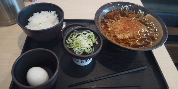 「納豆朝食」@ゆで太郎 戸田新曽南店の写真