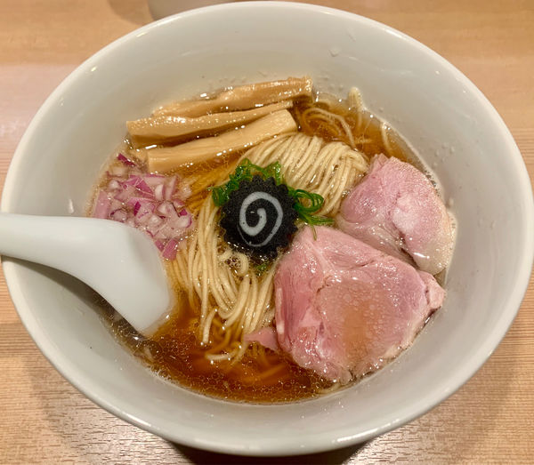 「のどくろそば」@らぁ麺 はやし田 新宿本店の写真