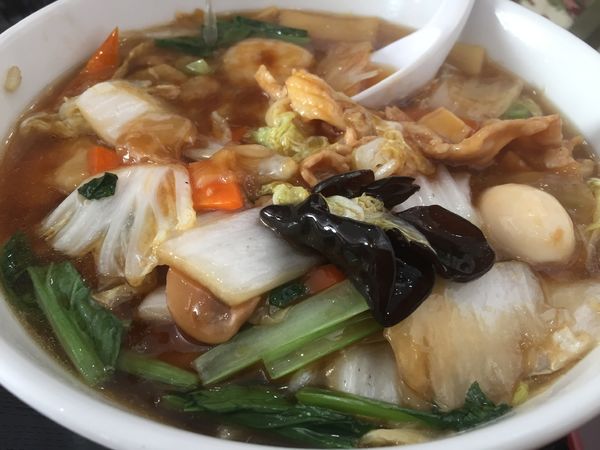 「広東麺セット（650円）」@香港料理 家の写真