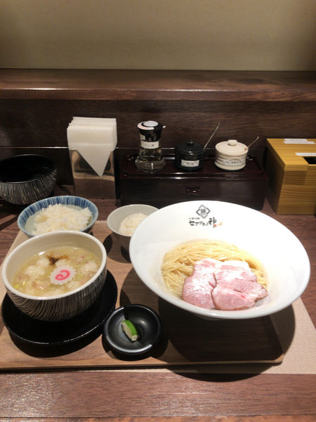 「京都産牛ホソつけ麺」@錦 セアブラノ神の写真