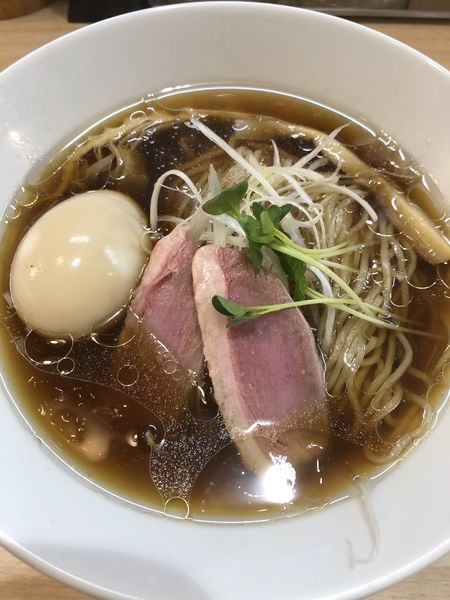 「味玉鴨だし醤油ラーメン950円」@麺堂にしきの写真