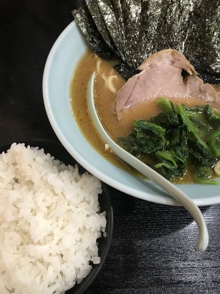 「らーめん、海苔」@麺家 ばくの写真