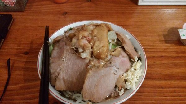 「250豚ラーメン豚増しニンニク少しアブラカラメ」@豚が如くの写真