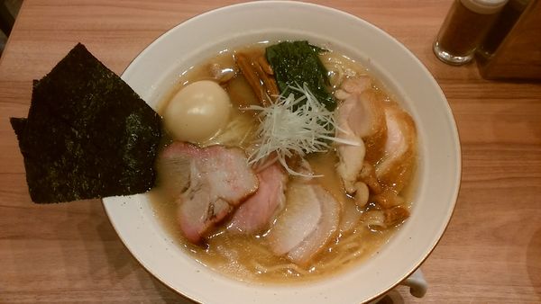 「特製塩(1500円)＋スタミナ丼卵あり(350円)」@麺処 ほん田 秋葉原本店の写真