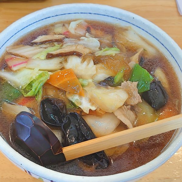 「広東麺800 大盛100」@らーめん やちの写真