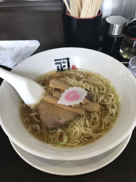 「らー麺 固め 790円」@煮干らー麺 カネショウ 四街道の写真