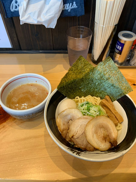 「エビ辛つけ麺全部のせ」@つけ麺まぜそば専門店 えじまんの写真