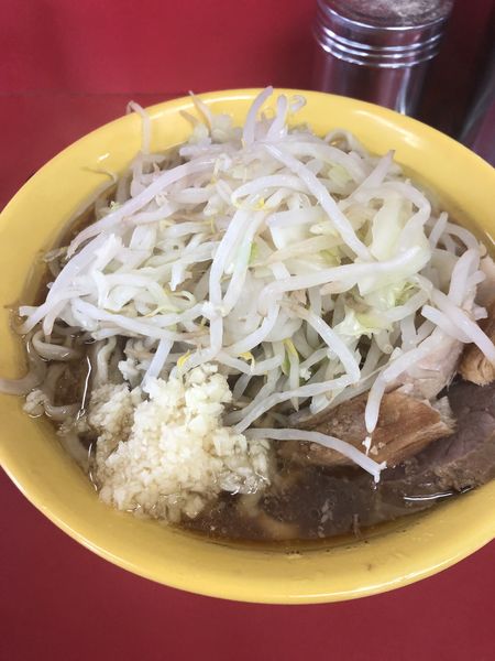 「小ラーメン　ニンニク少なめ」@ラーメン二郎 茨城守谷店の写真
