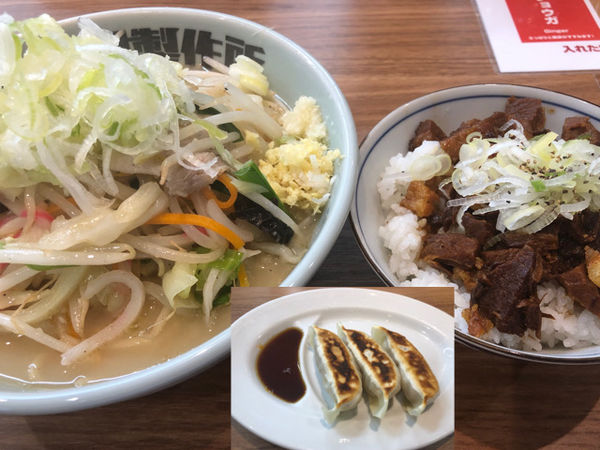 「タンメン800円、Cセット450円」@飯村製作所の写真