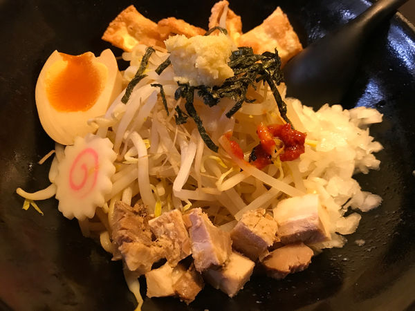 「まぜそば（中盛り麺240g）」@七八の写真