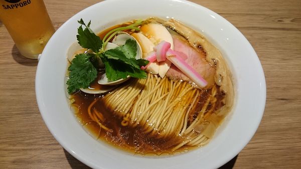 「蛤SOBA 醤油」@むぎとオリーブ さいたま新都心店の写真