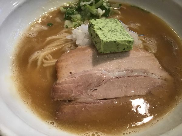 「鶏蕎麦800円」@七福軒の写真