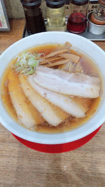 「醤油ラーメン(トッピング:チャーシュー３枚)」@麺家 ゐをりの写真