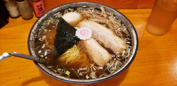 「特製中華そば」@中華そば はな田の写真