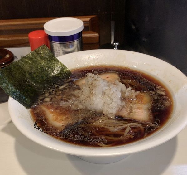 「侍ブラックらーめん」@麺屋 侍の写真
