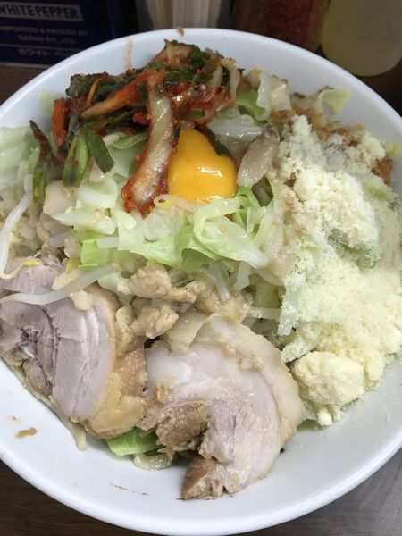 「小ラーメン・汁なし」@ラーメン二郎 横浜関内店の写真