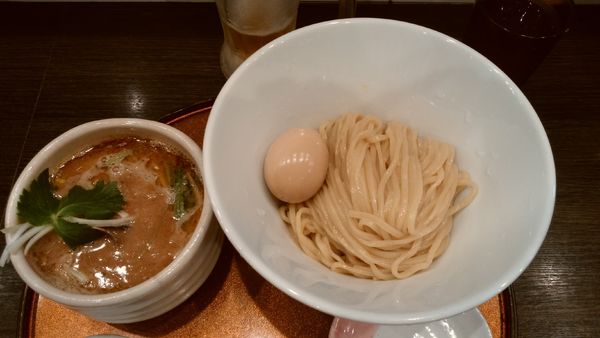 「旨玉 鶏と貝のつけ麺¥1050+生ビール¥550-」@チラナイサクラの写真