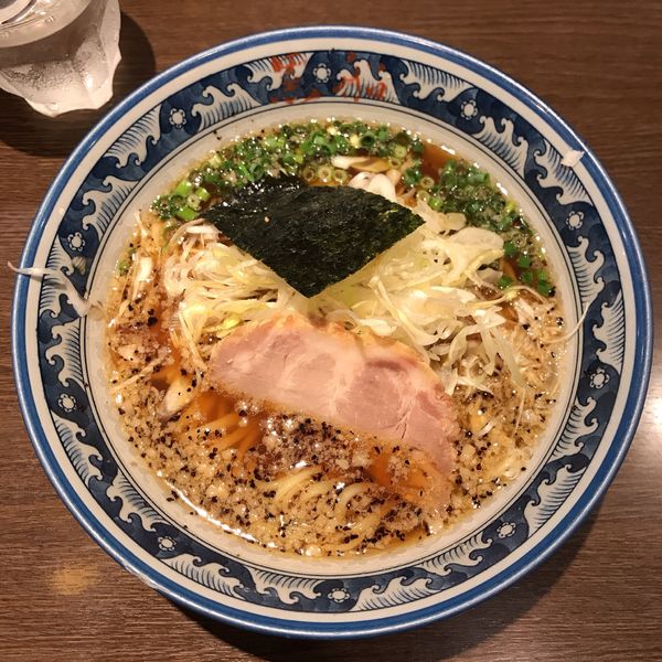 「醤油葱麺」@麺屋 黒船 狛江店の写真