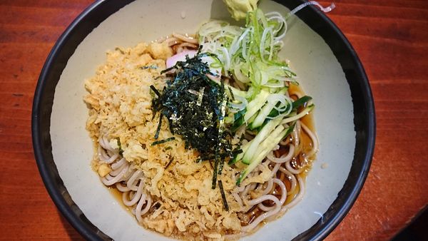 「冷したぬきそば」@笠置そば 北与野店の写真