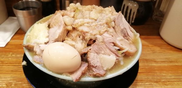 「チャーシューW 煮卵」@ラーメン盛太郎の写真